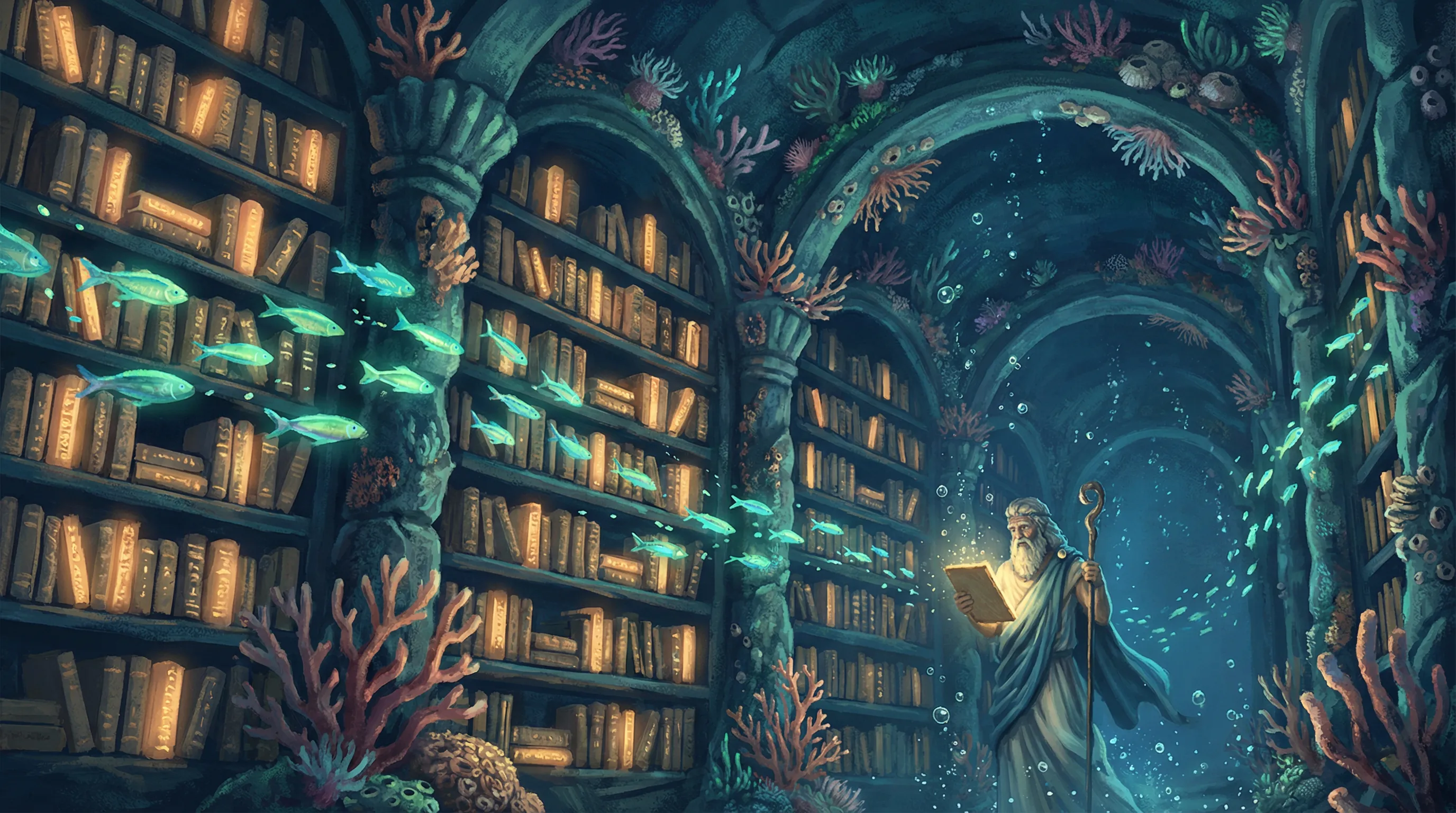 开元棋牌深海秘典亚特兰蒂斯图书馆